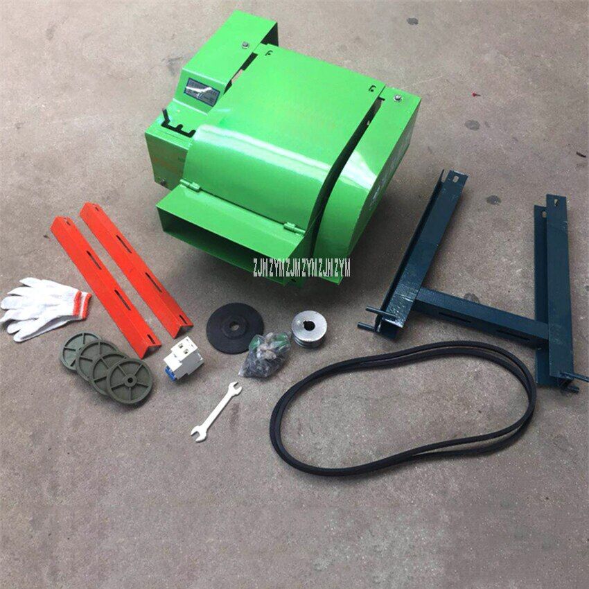 6-Blade 220V 2.2KW Copper Core Motor Dry And Wet Hay Cutter Chaff Cutter Forage Crop Crusher Corn Straw Feed Processing Machine - Image 4