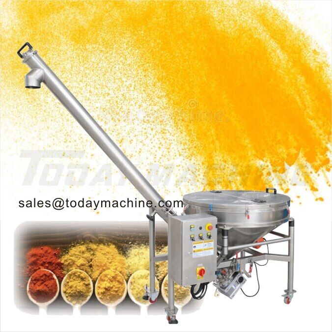 Vibrating Hopper Inclined Screw Conveyor/ Auger Feeding Machine - Image 3
