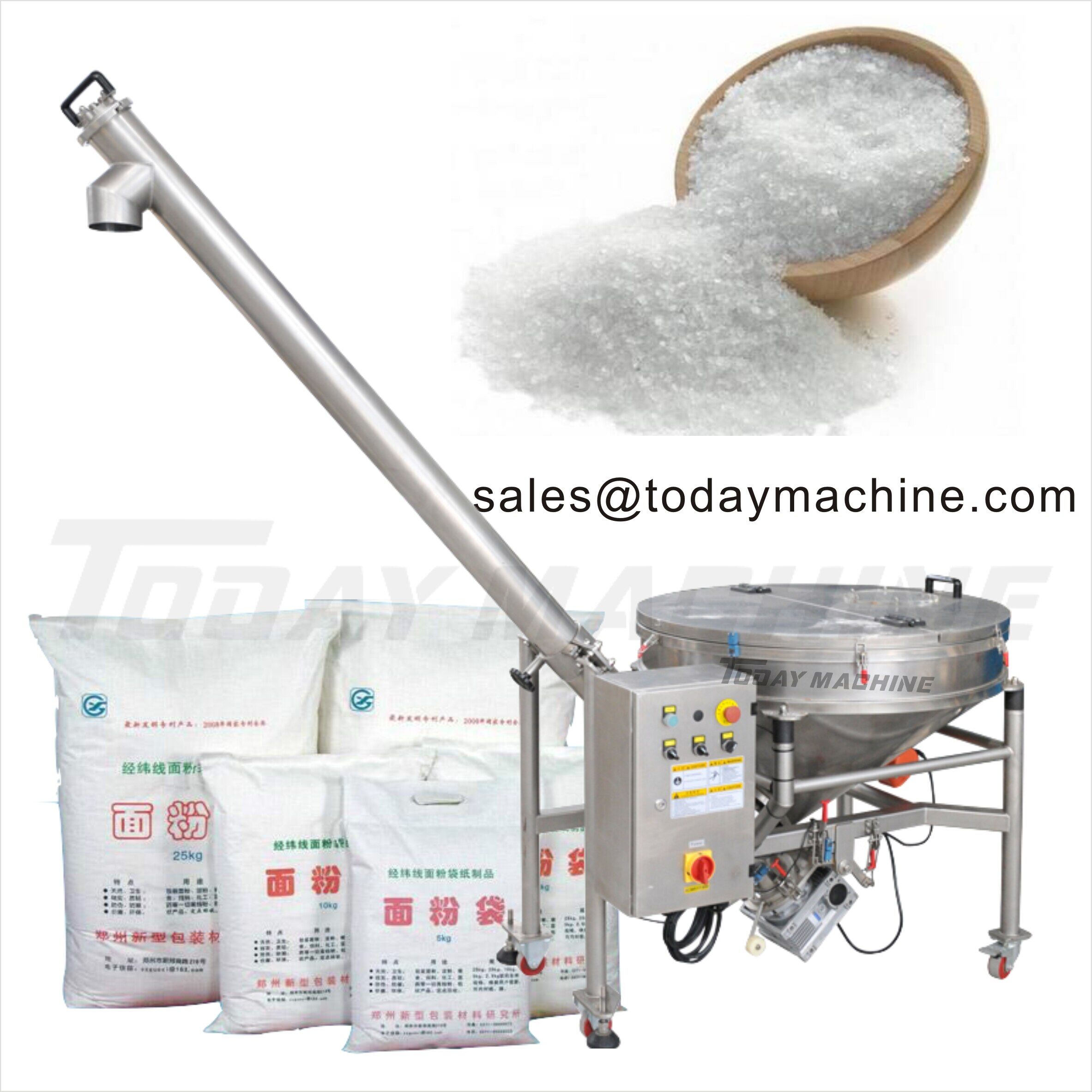 Vibrating Hopper Inclined Screw Conveyor/ Auger Feeding Machine - Image 5